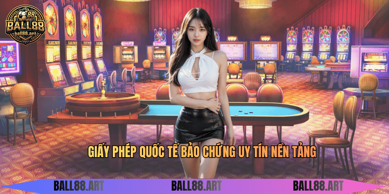 Giấy phép quốc tế bảo chứng uy tín nền tảng