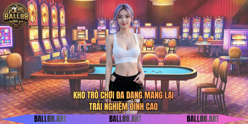 Kho trò chơi đa dạng mang lại trải nghiệm đỉnh cao